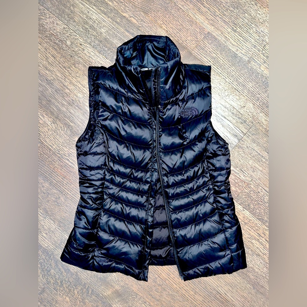 North Face 550 Down Puffer Vest, Black